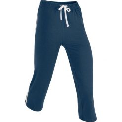 Spodnie dresowe damskie: Rybaczki sportowe ze stretchem, dł. 3/4 bonprix ciemnoniebieski