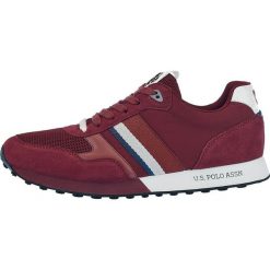 U.S. POLO ASSN. tenisówki męskie Julius 41 bordowe. Czerwone trampki męskie U.S. Polo Assn., bez wzorów, bez zapięcia. W wyprzedaży za 189,00 zł.