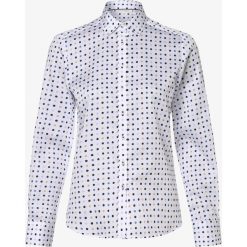 Eterna Comfort Fit - Bluzka damska, niebieski. Niebieskie bluzki damskie Eterna Comfort Fit, bez wzorów, eleganckie, z klasycznym kołnierzykiem, bez rękawów. Za 349,95 zł.