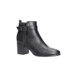 Botki Sergio Leone Czarne botki z klamrą BT503. Czarne botki damskie marki Sergio Leone. Za 119,99 zł.
