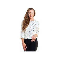 Bluzka N010 kolorowe parasolki. Bluzki damskie Awama, xl, bez wzorów, z poliesteru, bez kołnierzyka, bez rękawów. Za 119,00 zł.