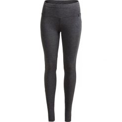 Legginsy damskie LEG600 - CIEMNY SZARY MELANŻ - Outhorn. Szare spodnie damskie marki Outhorn, na zimę, melanż, z bawełny, na fitness i siłownię. W wyprzedaży za 48,99 zł.