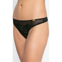 Gossard - Stringi. Czarne stringi damskie marki Gossard, xs, z elastanu. W wyprzedaży za 79,90 zł.