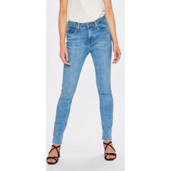 Pepe Jeans - Jeansy Regent x Wiser Wash. Niebieskie jeansy damskie skinny marki Pepe Jeans, z elastanu. W wyprzedaży za 299,90 zł.