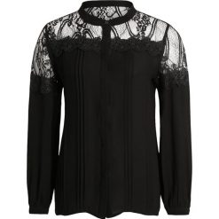 Bluzki damskie: Karen by Simonsen PARTICAL BLOUSE Bluzka black