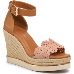 Espadryle DEEZEE - LS5188-03 Pink. Różowe espadryle damskie DeeZee, bez wzorów, ze skóry ekologicznej, bez obcasa. Za 119,99 zł.