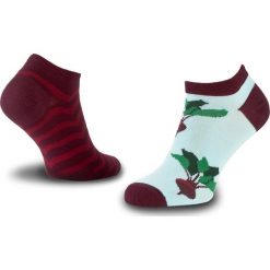 Skarpetki męskie: Skarpety Niskie Unisex MANY MORNINGS – Beetroots Bordowy Kolorowy
