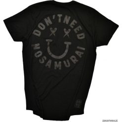 T-shirt Smile Black Longer Length. Czarne t-shirty męskie Pakamera, m, bez wzorów, z materiału, bez kołnierzyka. Za 139,00 zł.