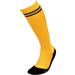 Skarpetogetry piłkarskie: JJW Getry piłkarskie Football Deodorant Silver żółto-czarne roz. 41-43