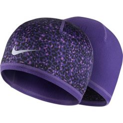 Czapki damskie: czapka do biegania damska dwustronna NIKE WOMEN'S RUN LOTUS BEANIE / 800690-547 - czapka do biegania damska dwustronna NIKE RUN LOTUS BEANIE