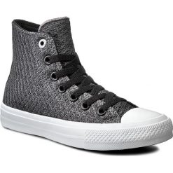 Trampki CONVERSE - Ctas II Hi 154020C Thunder/White/Black. Szare półbuty damskie Converse, bez wzorów, z gumy, bez zapięcia. W wyprzedaży za 249,00 zł.