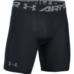 Under Armour HeatGear Armour Mid Compression Shorts 1289566-001. Czarne bokserki męskie Under Armour, bez wzorów, z elastanu. W wyprzedaży za 89,99 zł.