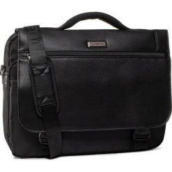Torba na laptopa LANETTI - BMM-U-008-10-03 Black. Czarne torby męskie skórzane Lanetti, bez wzorów, ze skóry ekologicznej. Za 199,99 zł.