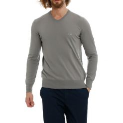 Swetry klasyczne męskie: Sweter w kolorze szarym