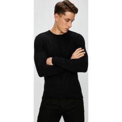 Premium by Jack&Jones - Sweter. Czarne swetry klasyczne męskie Premium by Jack&Jones, l, z bawełny, z okrągłym kołnierzem. Za 169,90 zł.