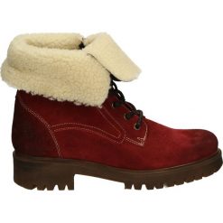 Botki - 172M2123 RED. Czerwone botki damskie zamszowe marki Venezia. Za 239,00 zł.