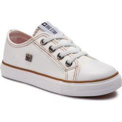 Trampki BIG STAR - DD374085 White. Białe półbuty dziewczęce BIG STAR, bez zapięcia. Za 99,00 zł.