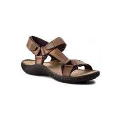 LASOCKI FOR MEN MI18-975. Pomarańczowe sandały męskie Lasocki For Men, ze skóry, bez zapięcia. Za 119,99 zł.