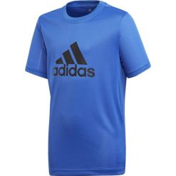 KOSZULKA ADIDAS YB GEAR UP TEE (176). T-shirty chłopięce Adidas, z nadrukiem, z tkaniny, bez rękawów. W wyprzedaży za 69,99 zł.