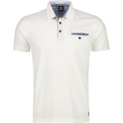 Lerros Koszulka polo 2033208 XXL kremowa. Białe koszulki męskie Lerros, xxl, bez wzorów, z bawełny, polo, bez rękawów. Za 189,00 zł.