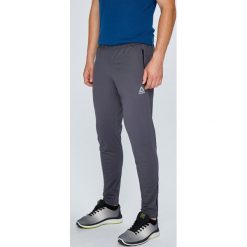Reebok - Spodnie. Szare spodnie męskie Reebok, s, bez wzorów, z poliesteru, sportowe. W wyprzedaży za 149,90 zł.