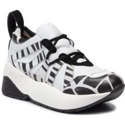 Sneakersy L37 - Sneakers SNBYL37 Biały. Białe półbuty damskie L37, bez wzorów, ze skóry, bez obcasa, na koturnie, bez zapięcia. W wyprzedaży za 499,00 zł.