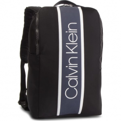 Plecak CALVIN KLEIN - Strike Nylon Backpack K50K504215 001. Czarne plecaki męskie Calvin Klein, z materiału. Za 599,00 zł.