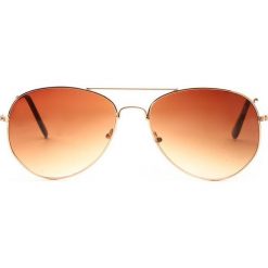 Brązowe Okulary Cooling. Pomarańczowe okulary przeciwsłoneczne damskie Born2be. Za 39,99 zł.
