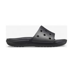Crocs Classic Kapcie Czarny. Czarne kapcie damskie Crocs, z tkaniny. Za 102,95 zł.