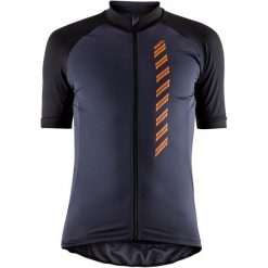 Craft Koszulka Kolarska Męska Velo 2.0, Ciemnoszary L. Czarne koszulki męskie Craft, m, bez wzorów, bez kołnierzyka, bez rękawów, na fitness i siłownię. W wyprzedaży za 199,00 zł.