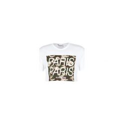 T-shirty z krótkim rękawem Eleven Paris PARIVEN. Białe t-shirty męskie marki Eleven Paris, xl, bez wzorów, bez kołnierzyka, krótkie. Za 135,20 zł.