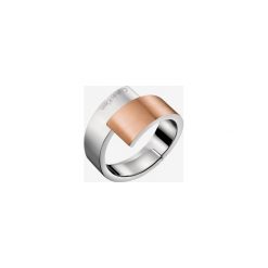 Calvin Klein Pierścień Srebrny. Szare pierścionki damskie Calvin Klein, srebrne. Za 385,95 zł.
