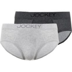 Jockey BRIEF 2 PACK Figi anthracite. Szare bokserki męskie marki Jockey, z elastanu. Za 129,00 zł.
