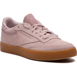 Buty Reebok - Club C Fvs CN8643 Ashen Lilac/Gum. Różowe buty sportowe damskie Reebok, bez wzorów, ze skóry, bez obcasa, na płaskiej podeszwie, bez zapięcia. W wyprzedaży za 249,00 zł.