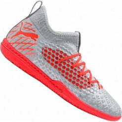 Buty halowe Puma Future 4.3 Netfit It M 105686-01. Szare buty sportowe męskie Puma, na jesień, z tkaniny, na sznurówki, do piłki nożnej. W wyprzedaży za 359,00 zł.