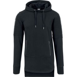 Urban Classics Pleat Sleeves Terry HiLo Hoody Bluza z kapturem czarny. Czarne bluzy męskie marki Urban Classics, l, bez wzorów, z kapturem, bez rękawów, z kapturem. Za 121,90 zł.
