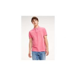 Koszulki polo z krótkim rękawem Tommy Jeans DM0DM05191 ESSENTIAL GARMEN. Różowe koszulki męskie Tommy Jeans, s, bez wzorów, z jeansu, z krótkim rękawem. Za 230,11 zł.