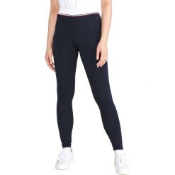 Tommy Hilfiger Raven Legginsy Niebieski. Niebieskie spodnie damskie TOMMY HILFIGER, s, z elastanu. Za 290,95 zł.