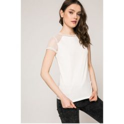 Answear - Top Garden of Dreams. Białe topy damskie marki ANSWEAR, s, z bawełny, z okrągłym kołnierzem. W wyprzedaży za 54,90 zł.