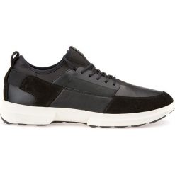 Półbuty GEOX U TRACCIA. Czarne derby męskie Geox, ze skóry. Za 299,90 zł.