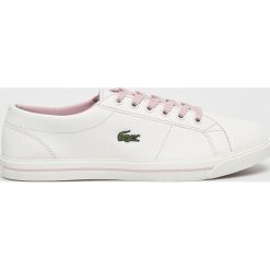 Lacoste - Buty Riberac. Białe buty sportowe damskie Lacoste, bez wzorów, z gumy, sportowe. Za 269,90 zł.