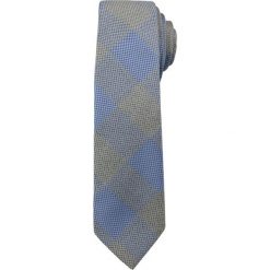 Modny i Elegancki Krawat Alties - Niebiesko-Stalowa Krata KRALTS0146. Niebieskie krawaty męskie Alties, bez wzorów, z tkaniny, eleganckie. Za 40,00 zł.
