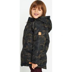 Nativo - Kurtka dziecięca 104-152 cm. Niebieskie kurtki chłopięce Nativo, bez wzorów, z poliesteru, krótkie, z kapturem. W wyprzedaży za 219,90 zł.
