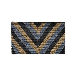 Puzderka: Kopertówka w kolorze czarno-srebrno-złotym – (D)25 x (S)15 cm