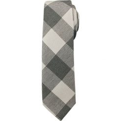 Modny i Elegancki Krawat Alties - Jasny Beż, Grafit, Kratka KRALTS0145. Szare krawaty męskie Alties, w kratkę, z tkaniny, eleganckie. Za 39,00 zł.