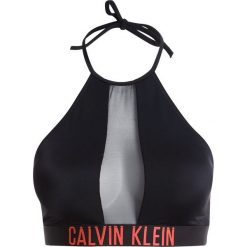 Stroje dwuczęściowe damskie: Calvin Klein Swimwear HIGH NECK CROP Góra od bikini black