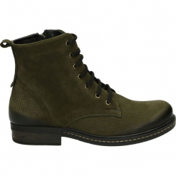 Botki - 04825148244 K. Brązowe botki damskie na zamek Venezia, z nubiku. Za 379,00 zł.