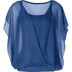 Bluzki damskie: Bluzka shirtowa bonprix błękit królewski