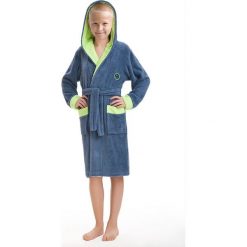 Szlafrok chłopięcy Stevie. Niebieskie bielizna chłopięca Dorota, w paski. Za 111,99 zł.