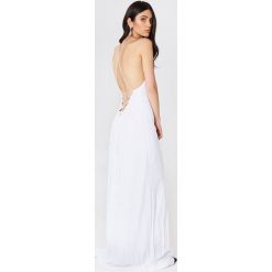 Sukienki: Girl & The Sun Sukienka Maxi Luna Tie Back – White